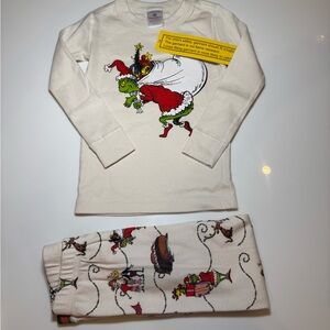 3T Hanna Andersson Dr. Seuss Grinch Pajama Set